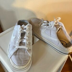 Nike White Slip On Sneakers